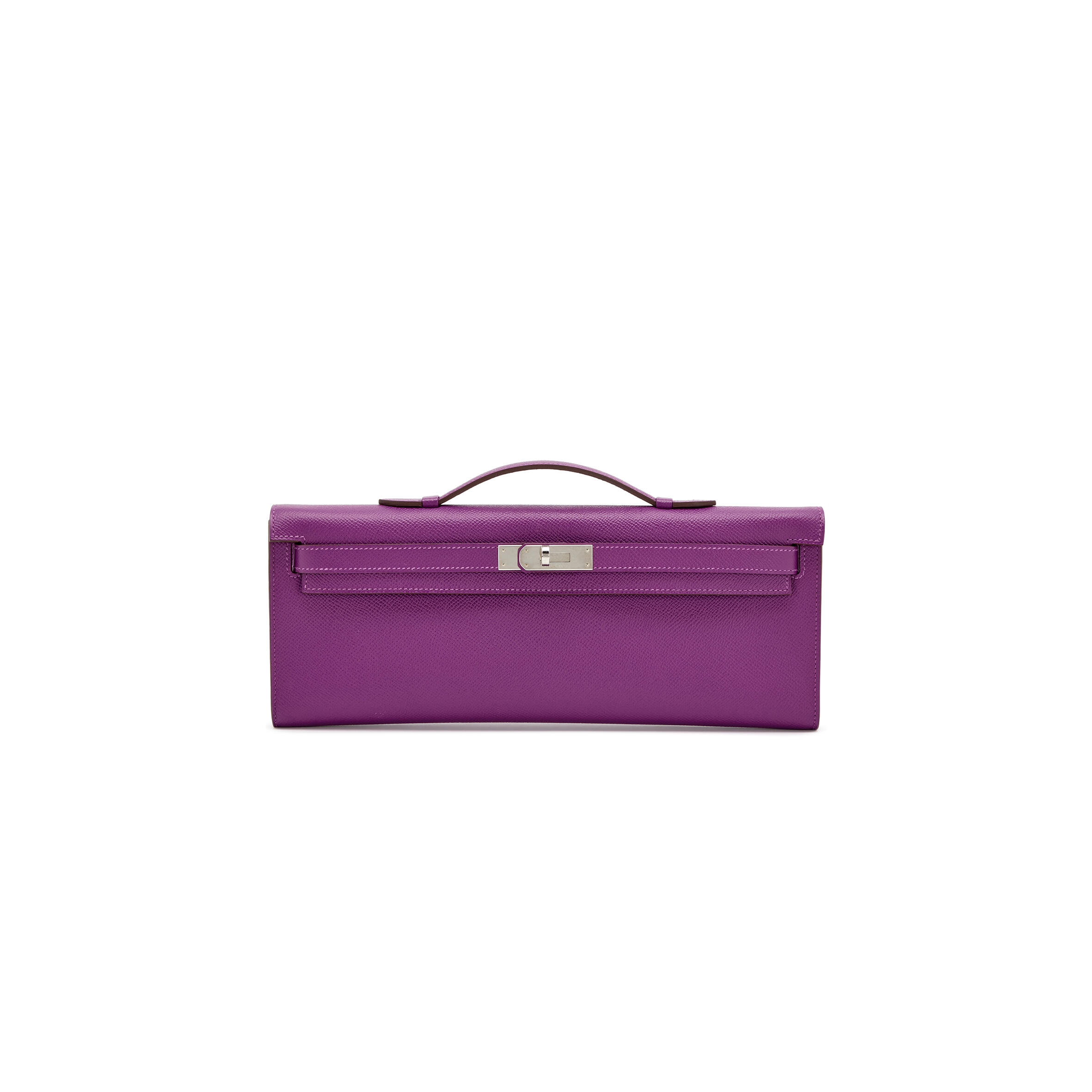 HERMES MASTER ANEMONE EPSOM KELLY CUT PALLADIUM HARDWARE 436573 (31*13*2.5cm)